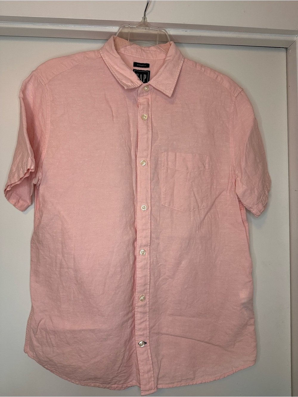 Gape Linen short sleeve button up